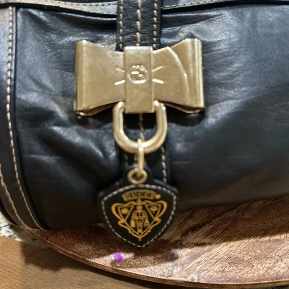Gucci vintage Duchessa Black Leather mini Boston bag - Picture 2 of 16